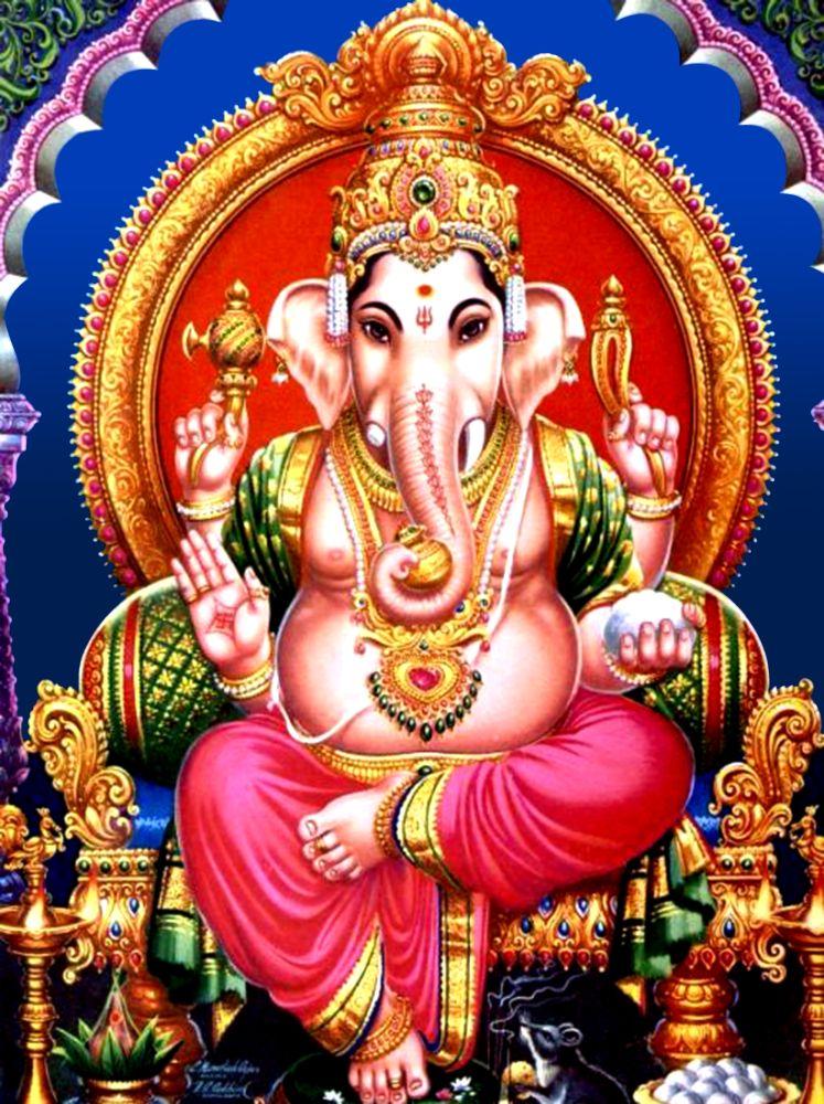 Ganesha in Radiant Halo
