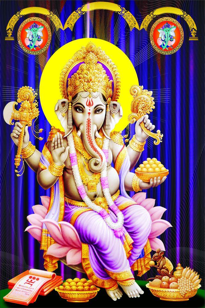Ganesha on the Lotus Throne
