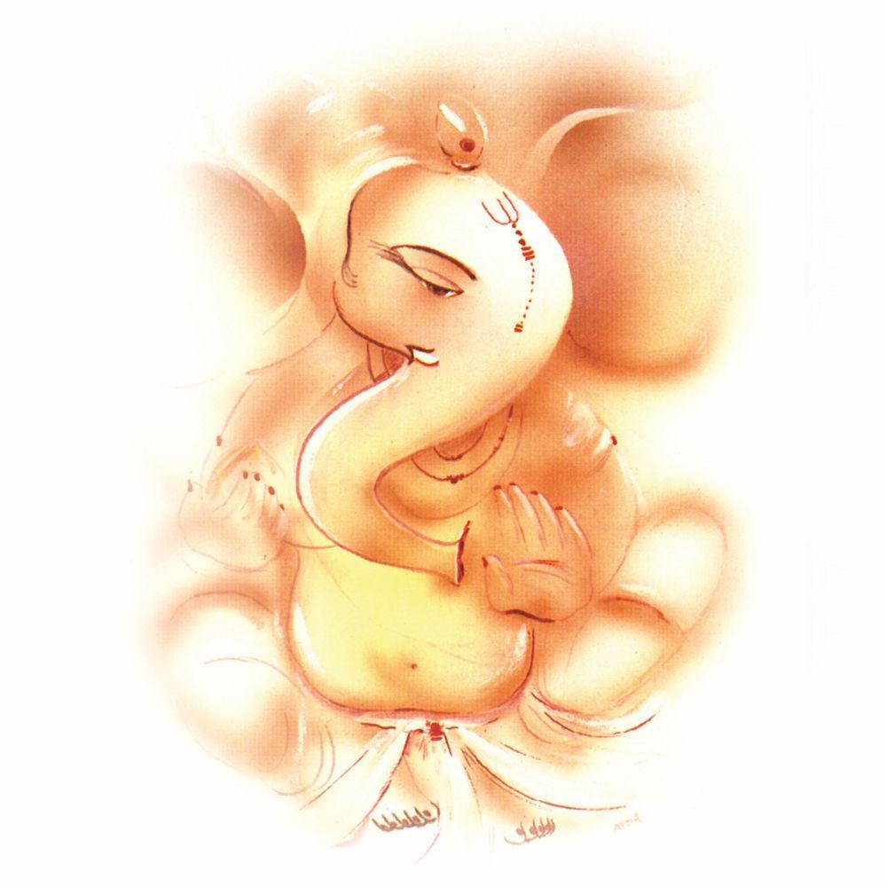 Serene Ganesha Sketch